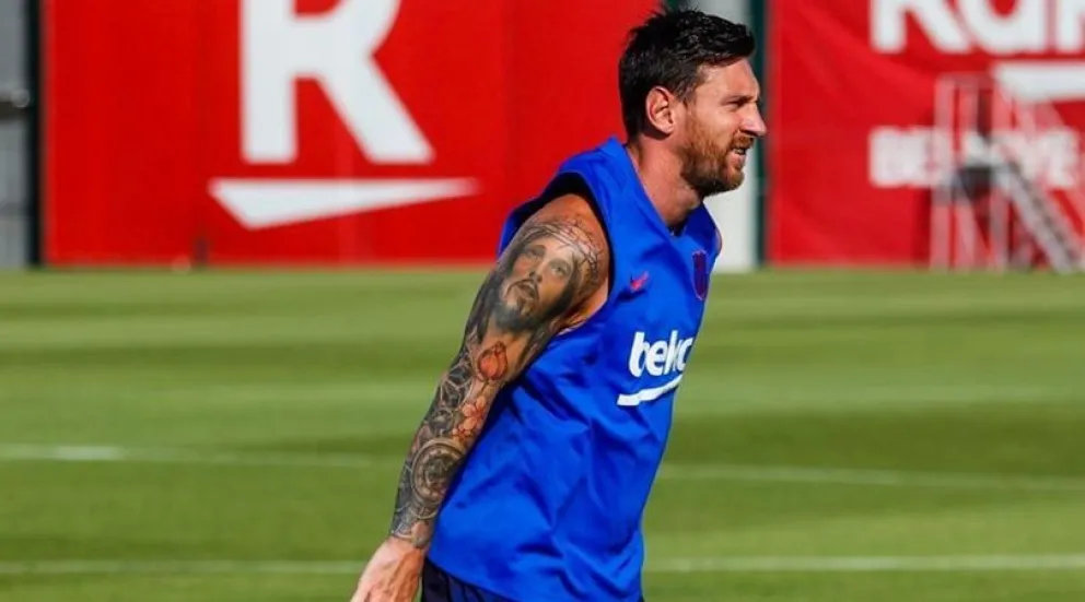Messi se lesionó en su regreso a las prácticas