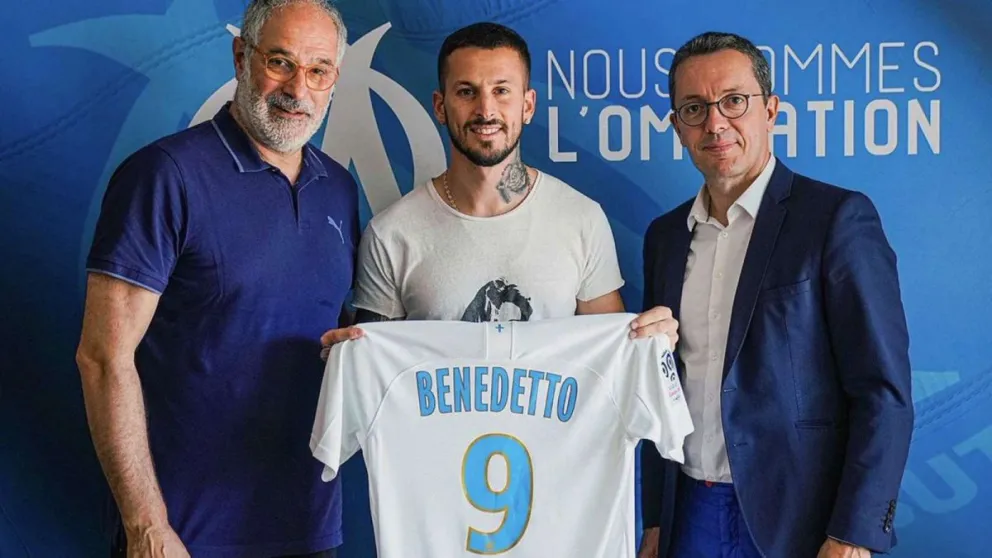 Marsella le dio la bienvenida a Benedetto