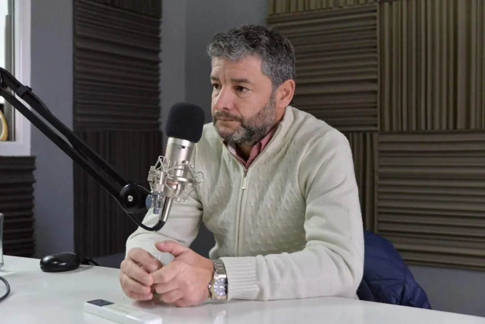 Ricardo Angos habló de la obra pública en San Blas