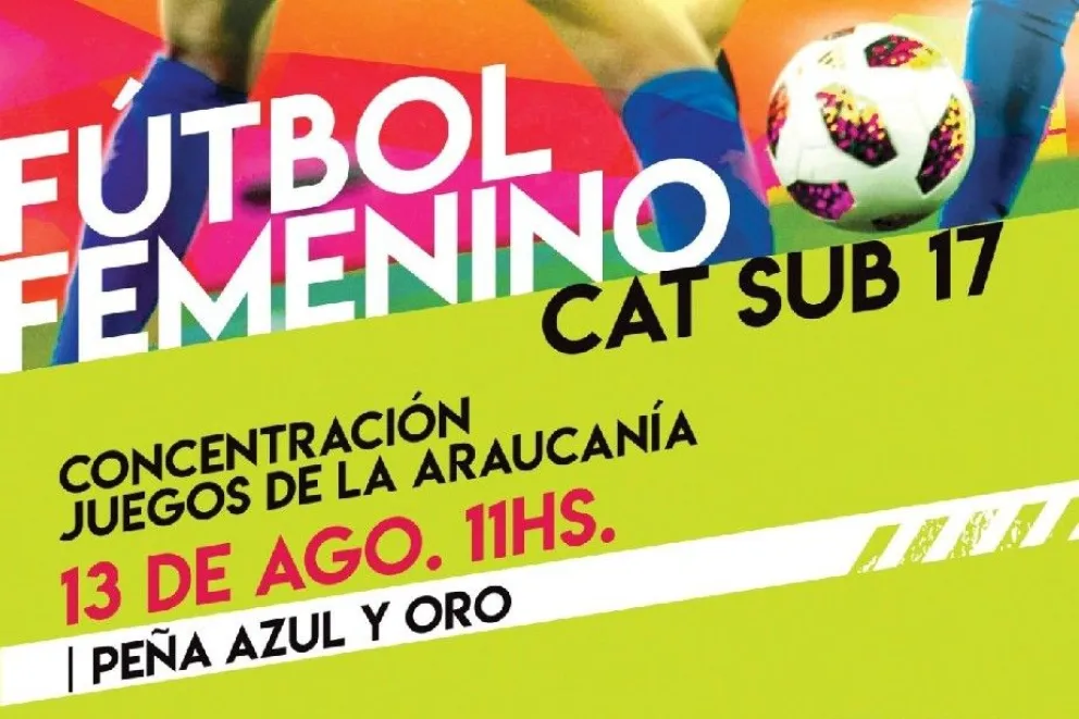 Araucanía: buscarán jugadoras en Viedma