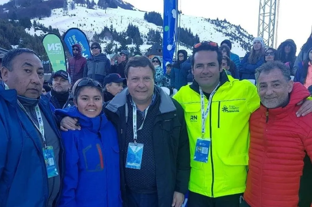 Río Negro tuvo una representante de lujo en la final del Snow voley