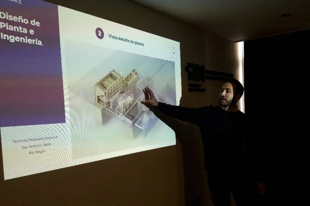 Terminal pesquera: presentaron diseño de la planta de tratamiento de líquidos