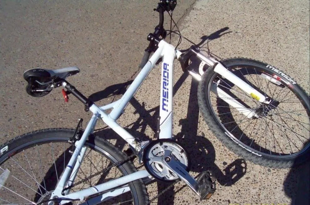 Le robaron la bicicleta en apenas 5 segundos
