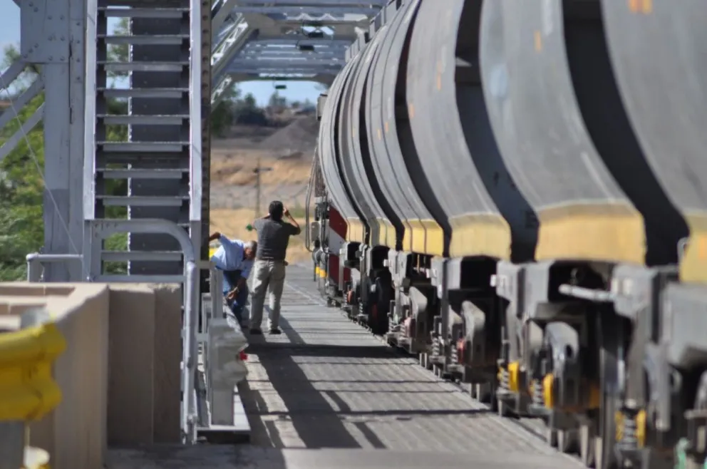 Tellería destacó la importancia del tren para la producción
