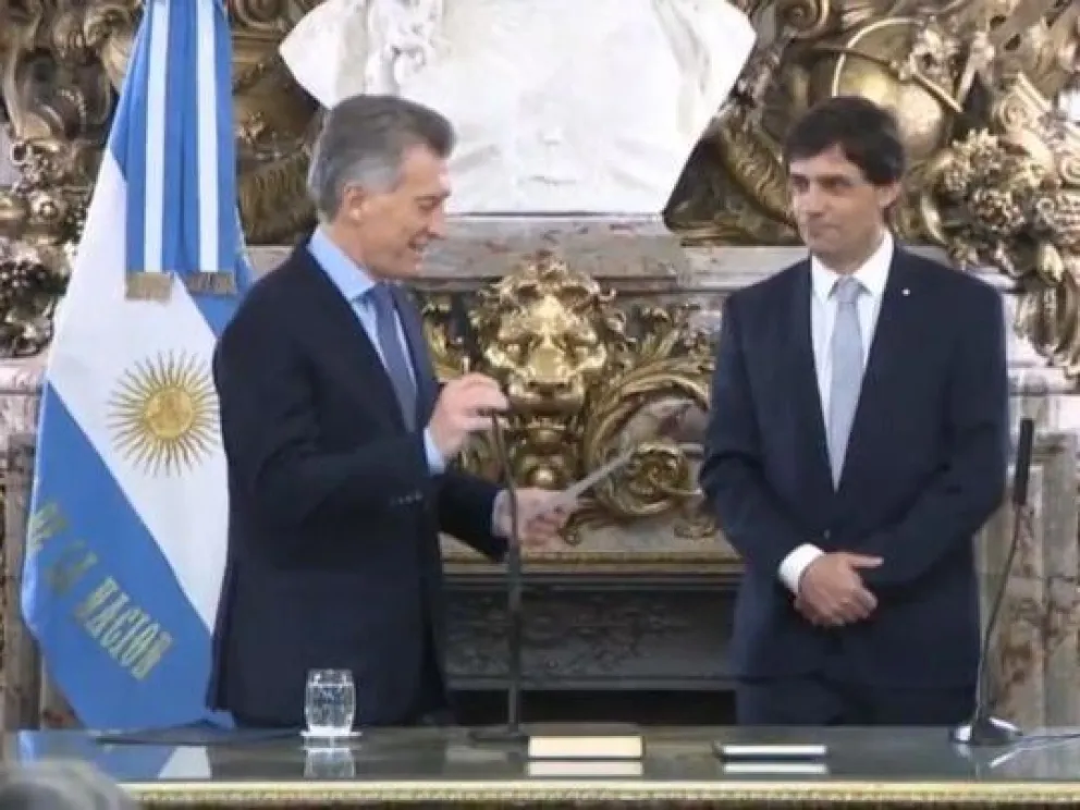 Hernán Lacunza asumió como ministro de Hacienda de la Nación