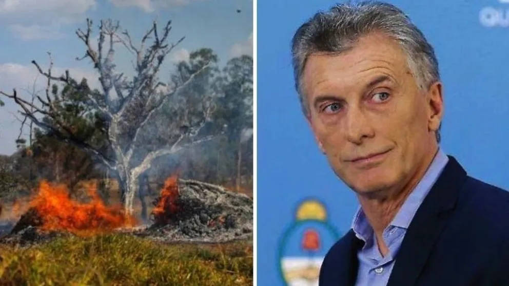 Macri ofreció ayuda a Bolsonaro por los incendios en el Amazonas