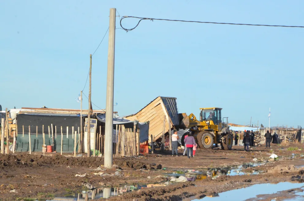 Se vivieron momentos de mucha tensión en la toma 2 de Enero