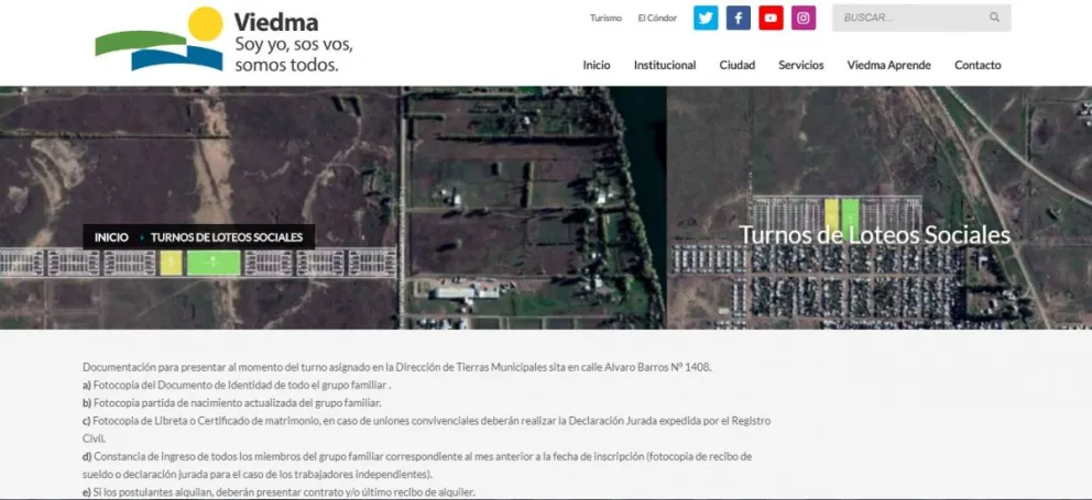 Ya se pueden consultar los turnos asignados para beneficiarios de lotes