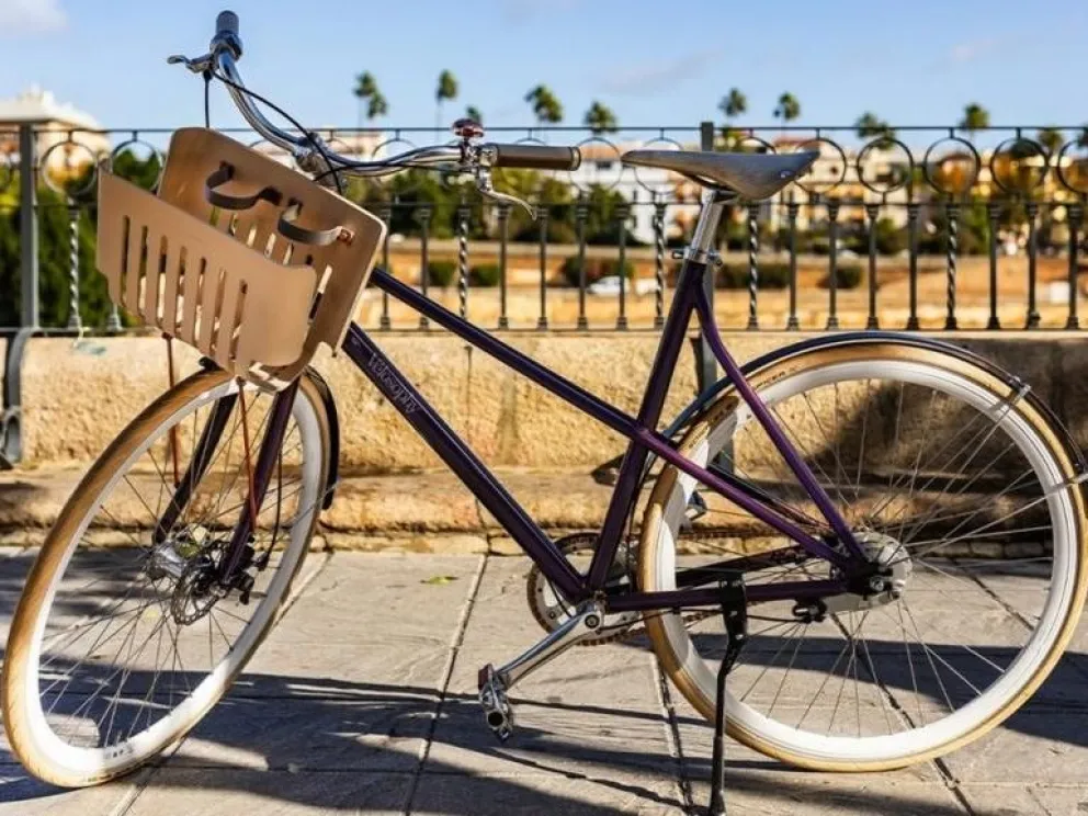 Fabrican bicicleta con cápsulas de café