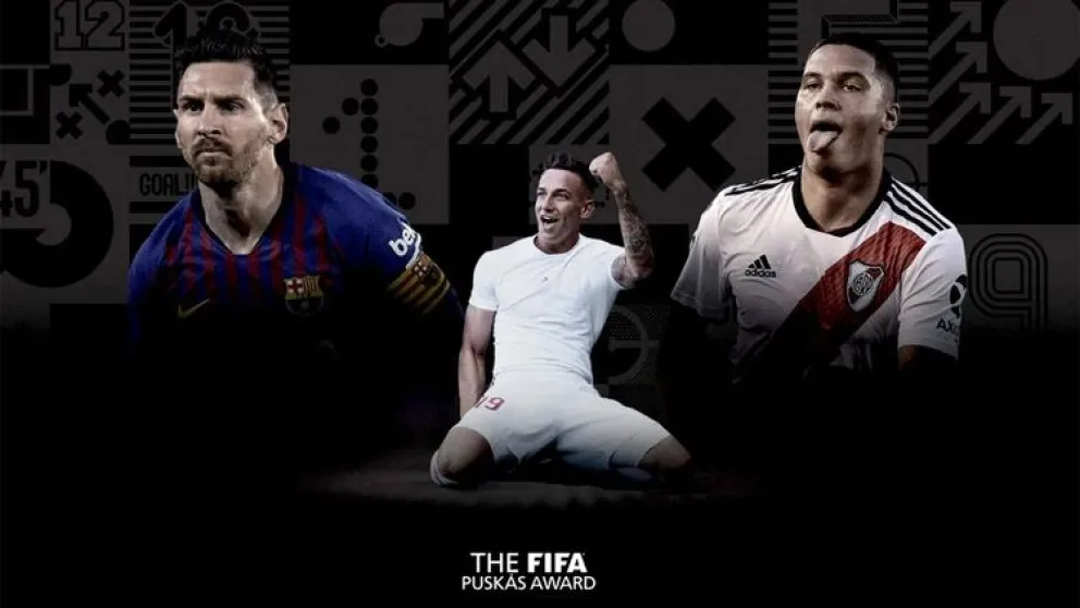 Juanfer Quintero y Messi, finalistas al premio Puskas de la FIFA