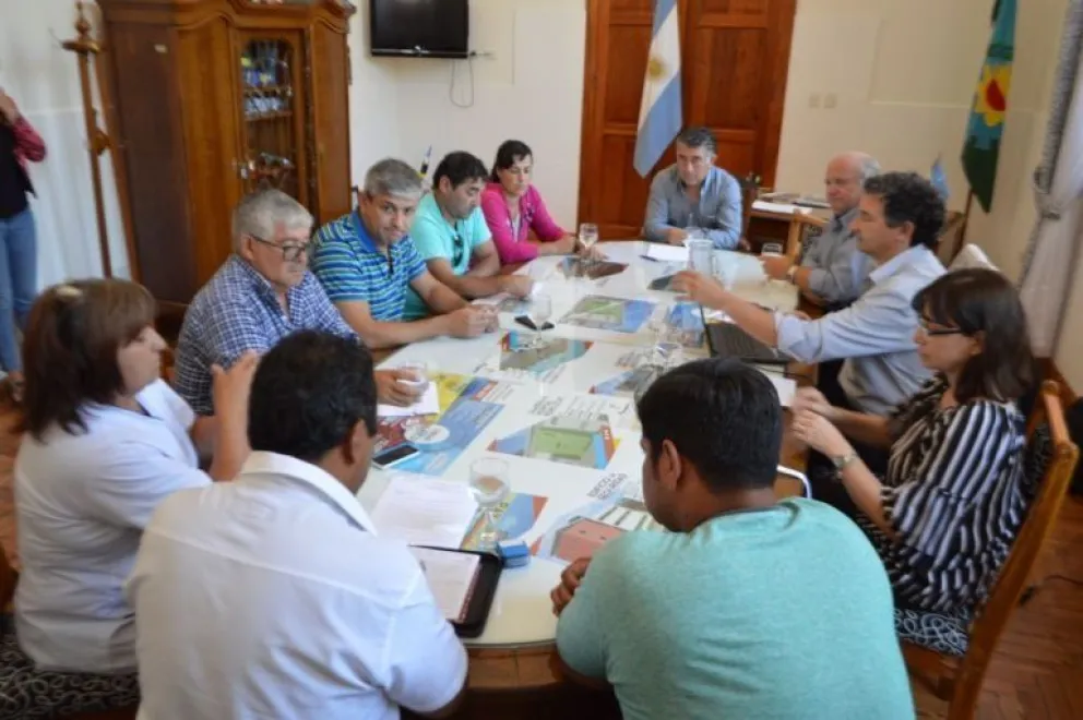 Paritaria y discusión en reunión con el Ejecutivo Municipal