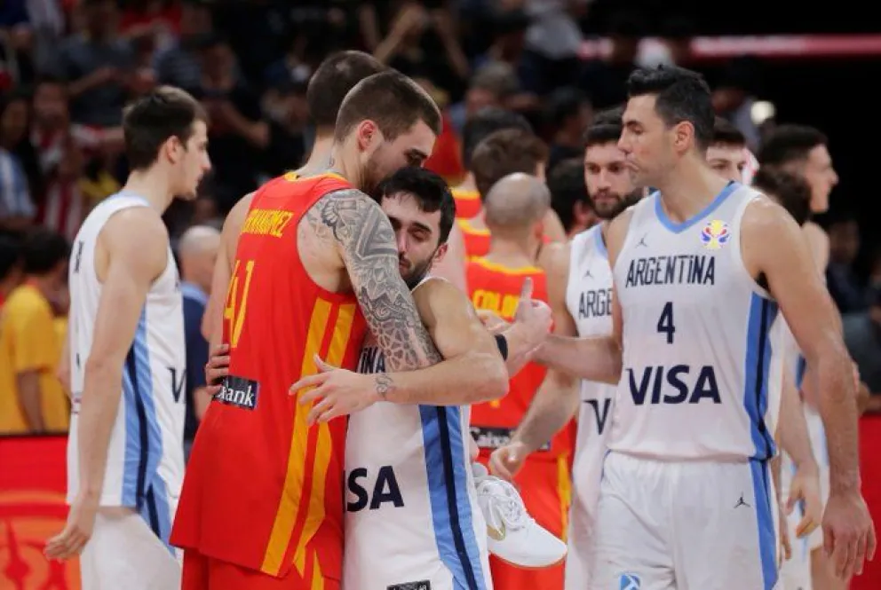 No pudo con España