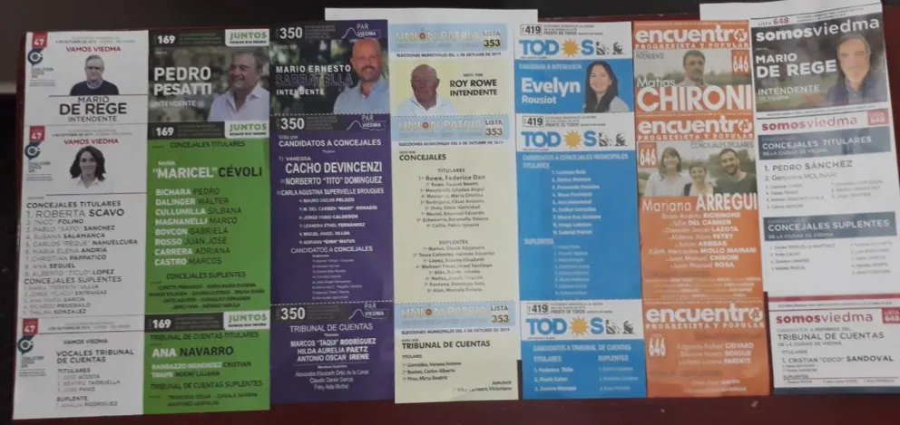 Tras varias idas y vueltas, están oficializadas las boletas para el 6 de octubre