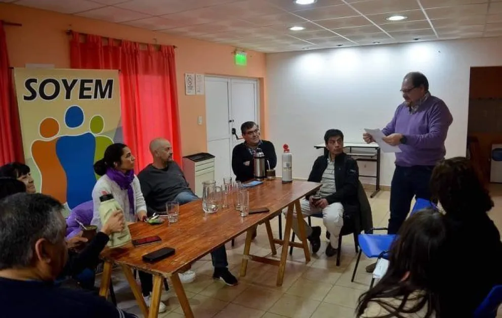 Sabbatella con la conducción de SOYEM se comprometió a trabajar por los municipales