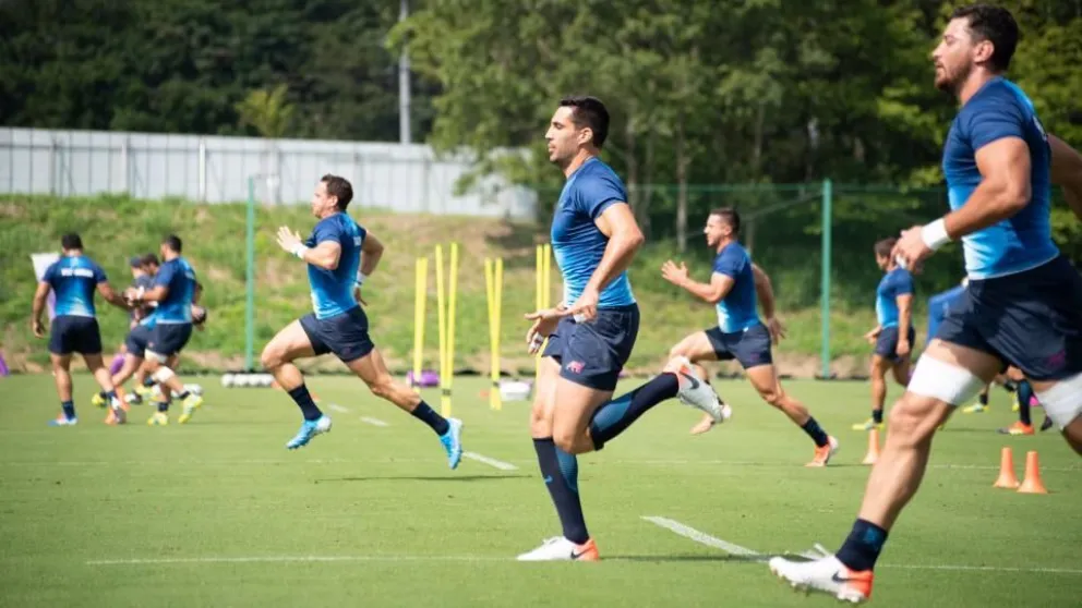 Los Pumas se preparan comenzar el Mundial