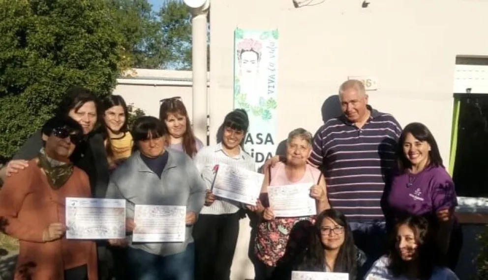 Entrega de certificados del Taller de Panificación