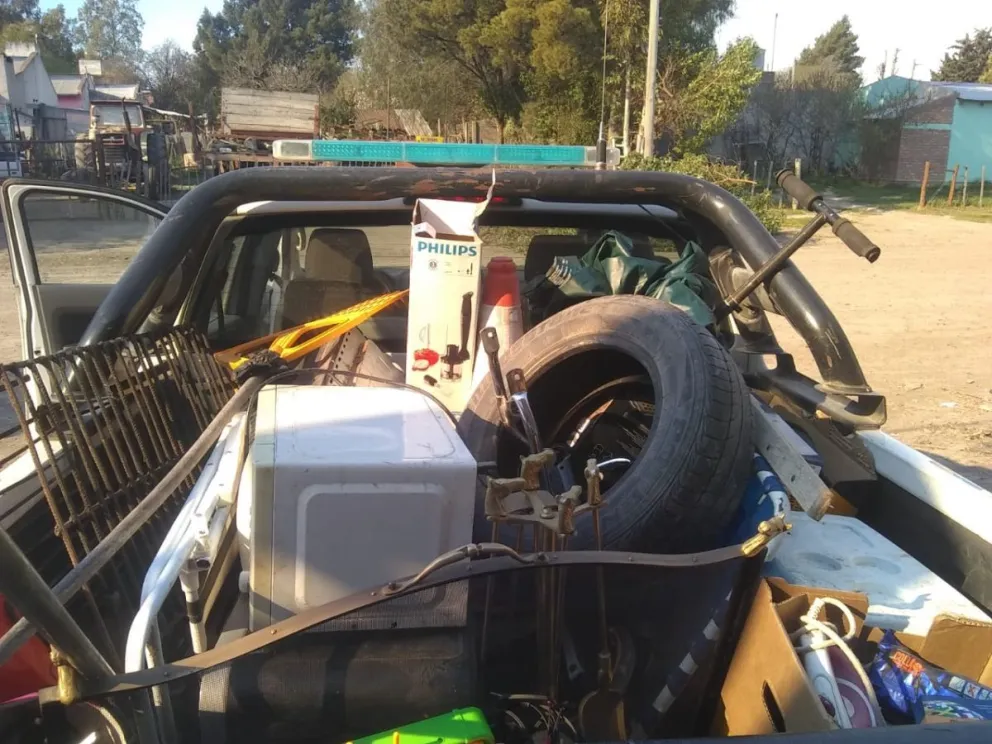 San Javier: secuestraron varios objetos robados en una propiedad