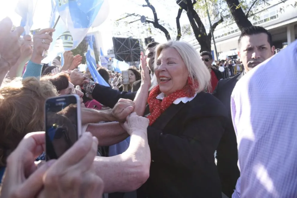 Carrió: "Los pobres no tienen que tener miedo de ser ricos"