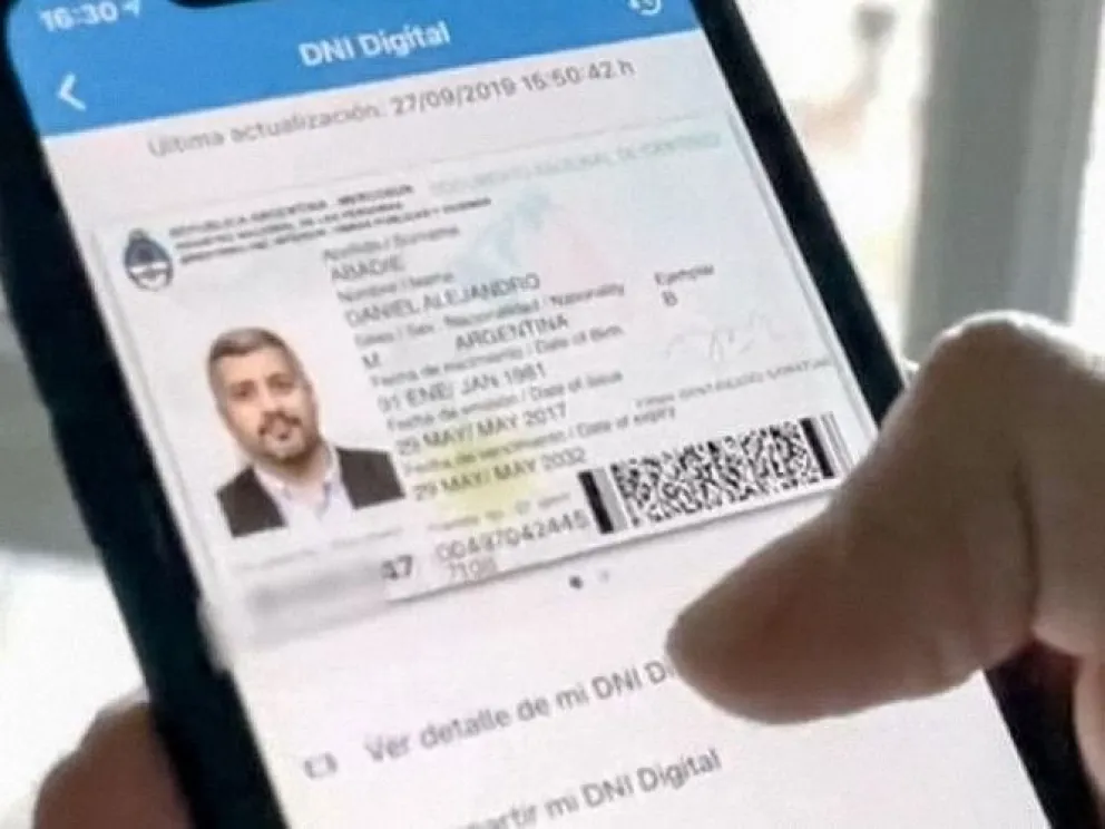 Lanzaron una versión digital del DNI para llevar en el celular