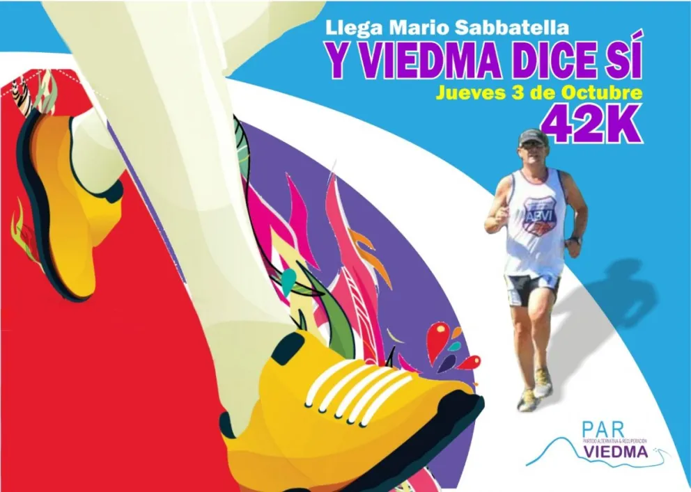 Sabbatella lanza una maratón por Viedma