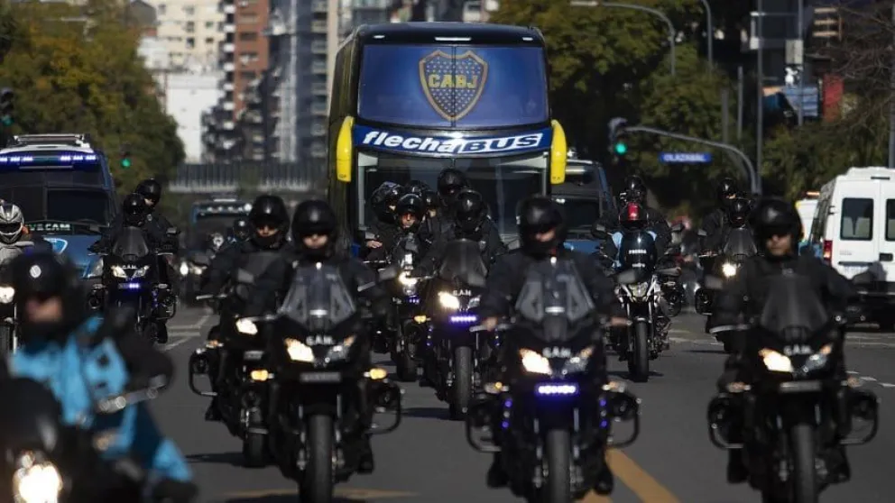 El micro de Boca irá por el mismo recorrido