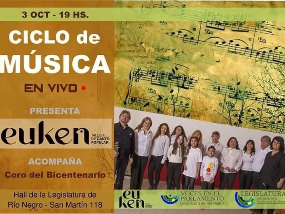 "Euken" en Ciclo de Música en la Legislatura de Río Negro