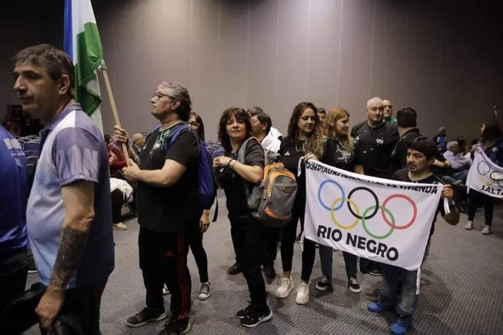 Río Negro marcó presencia en Santiago del Estero