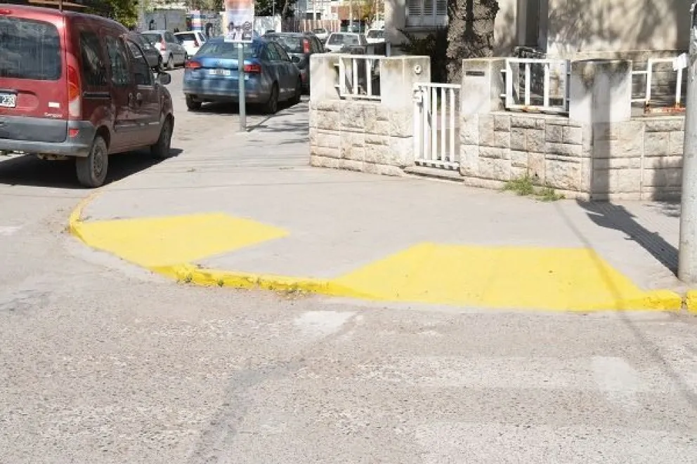 Se colocaron rampas en más de 70 esquinas de la ciudad