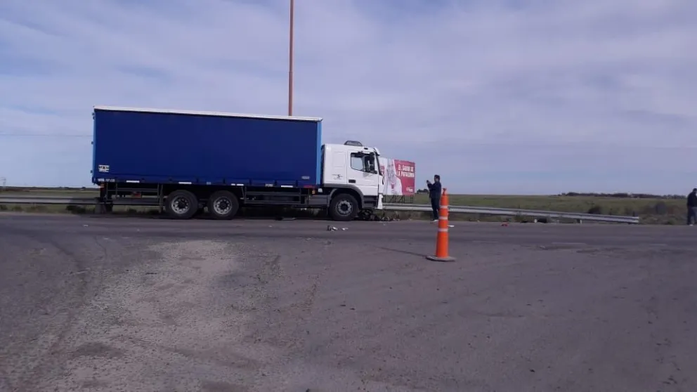 Violento accidente en Ruta 3 y Juan de la Piedra