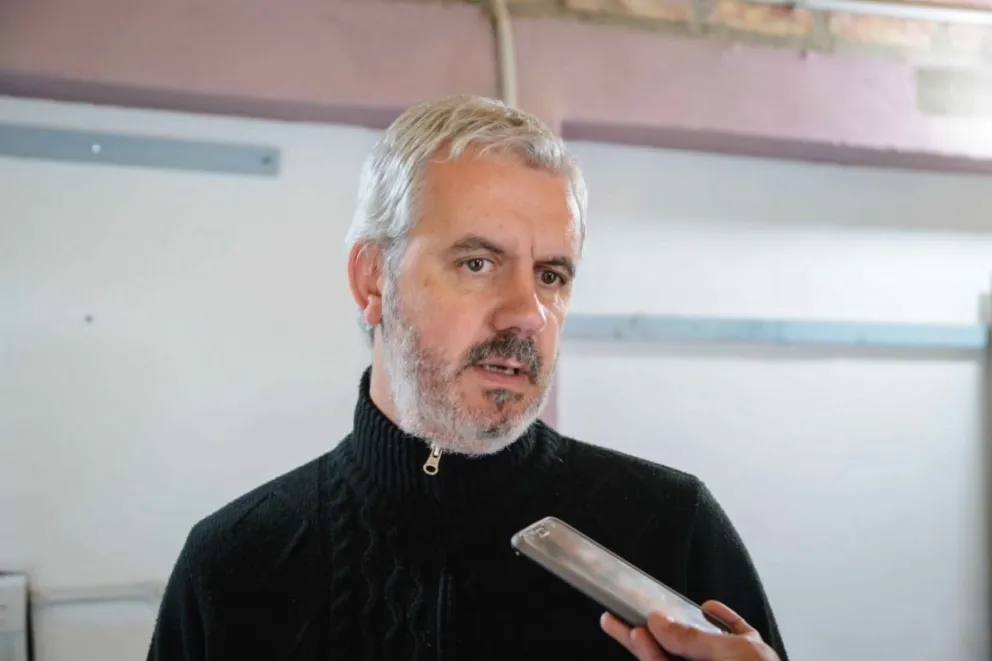 Nicolás García llamó a votar por Curetti
