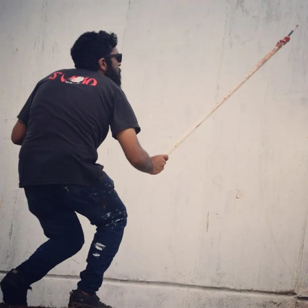 Un viedmense forma parte del mural más grande del mundo