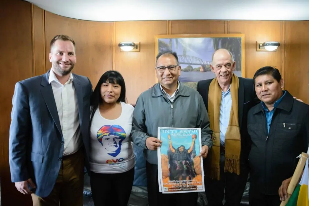Viedma recibió por primera vez al embajador de Bolivia