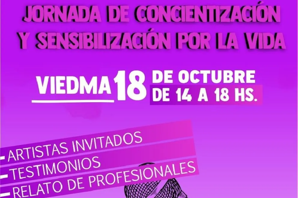 Se realizará una jornada de sensibilización "por la vida"