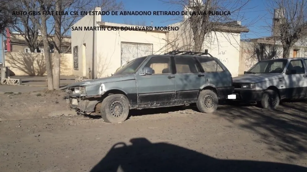 El Municipio intima a quienes dejan sus vehículos abandonados