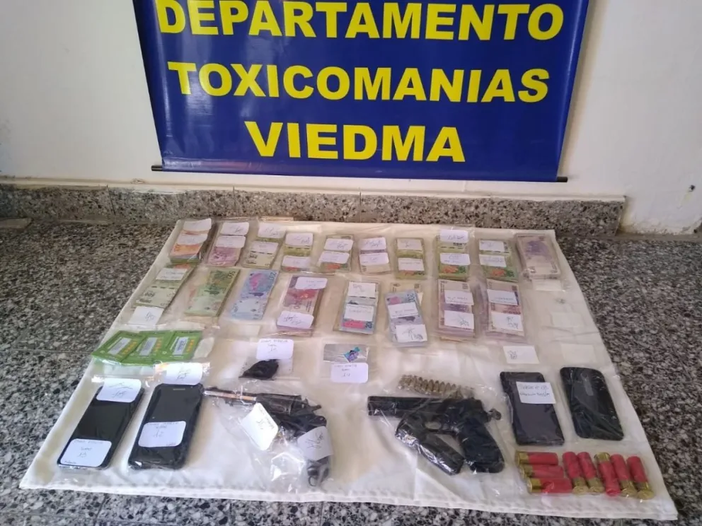 Desarticularon tres puntos de drogas al menudeo en Viedma