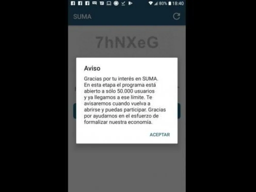 Enojo en las redes: el programa Suma de AFIP se agotó rápido