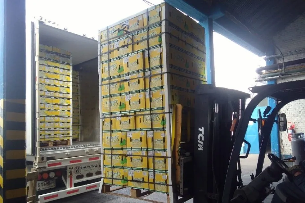 Peras rionegrinas se fueron hacia Perú