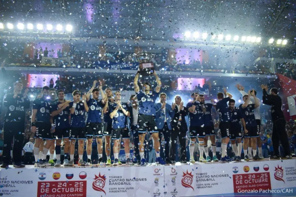 Argentina campeón del Cuatro Naciones