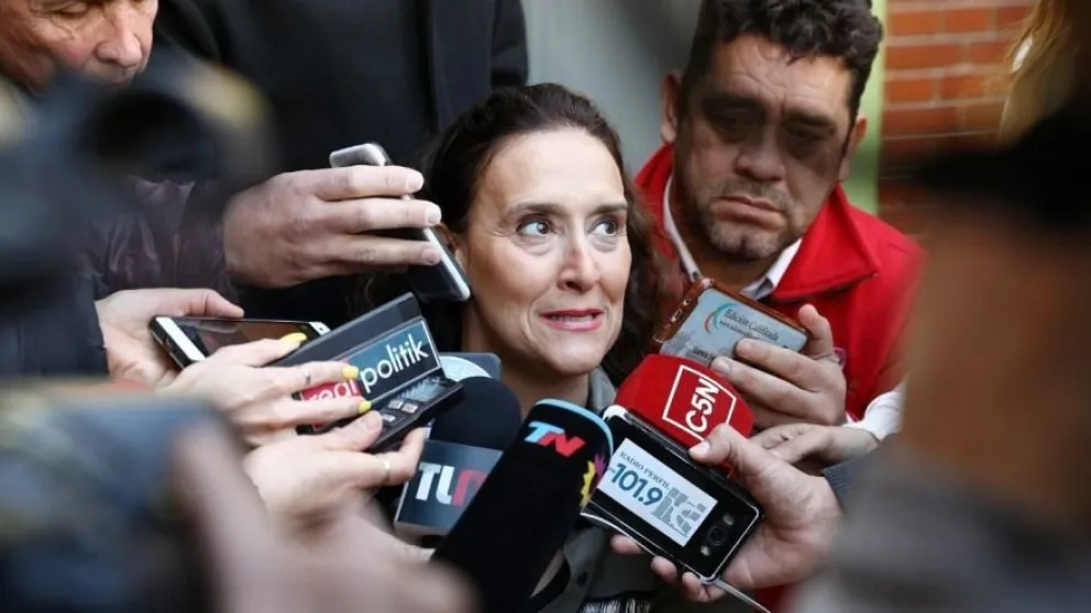 La vicepresidenta Gabriela Michetti emitió su voto