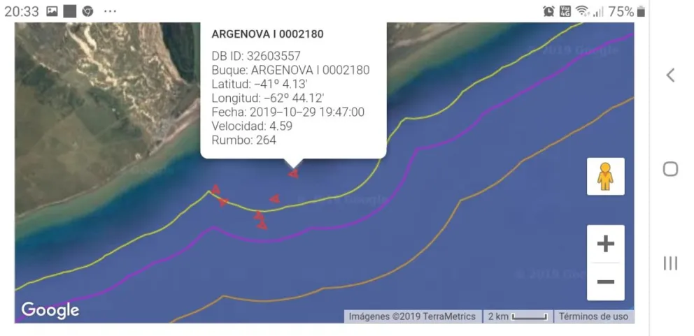Aclaran la presencia de barcos tangoneros frente a El Cóndor