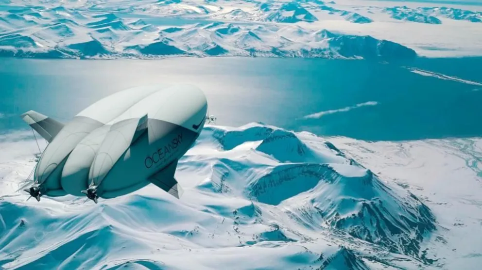 Ofrecerán viajes al Polo Norte en un dirigible de lujo