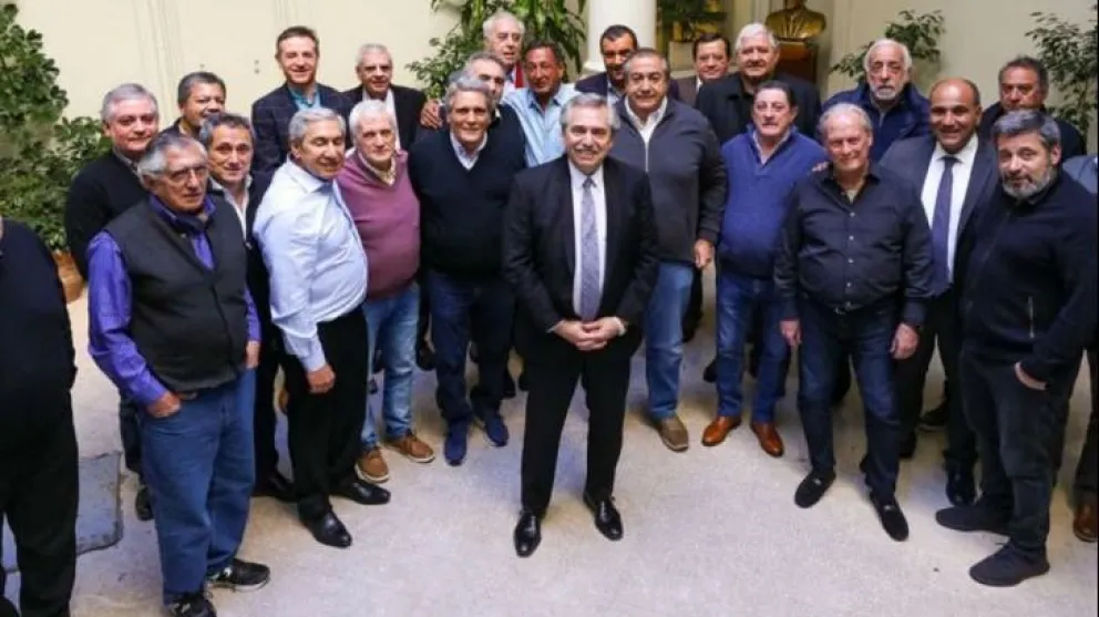La CGT recibe a Alberto Fernández con señales de unidad sindical