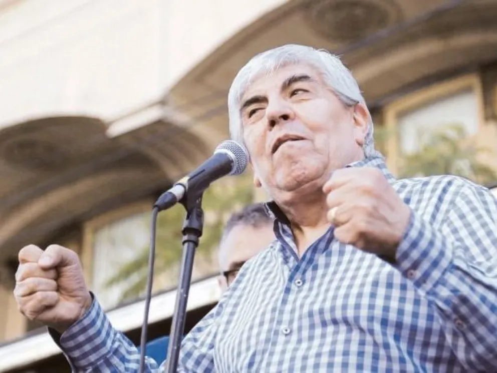 Hugo Moyano: "Gracias a Dios, Macri ya se va"