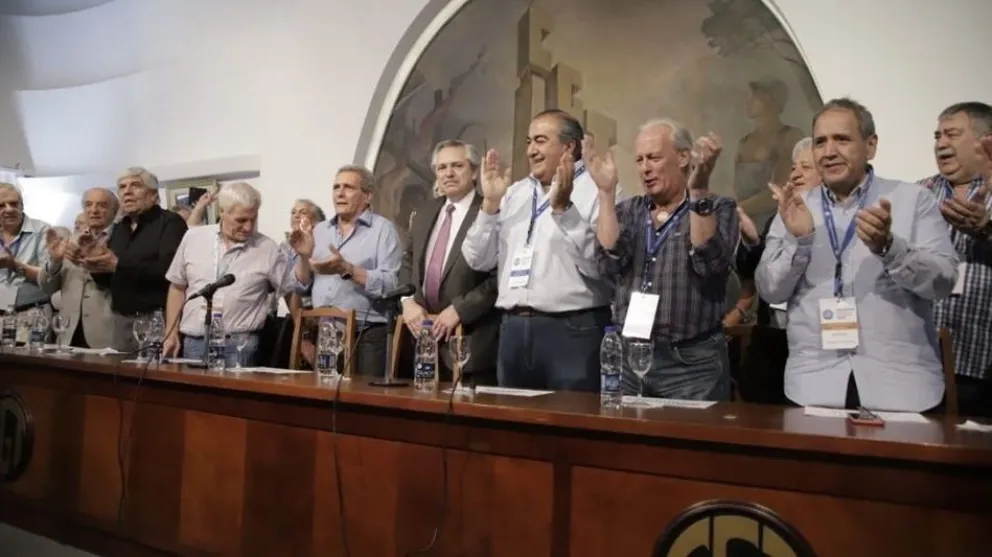Alberto Fernández en la CGT: “Este día es posible porque nos unimos”