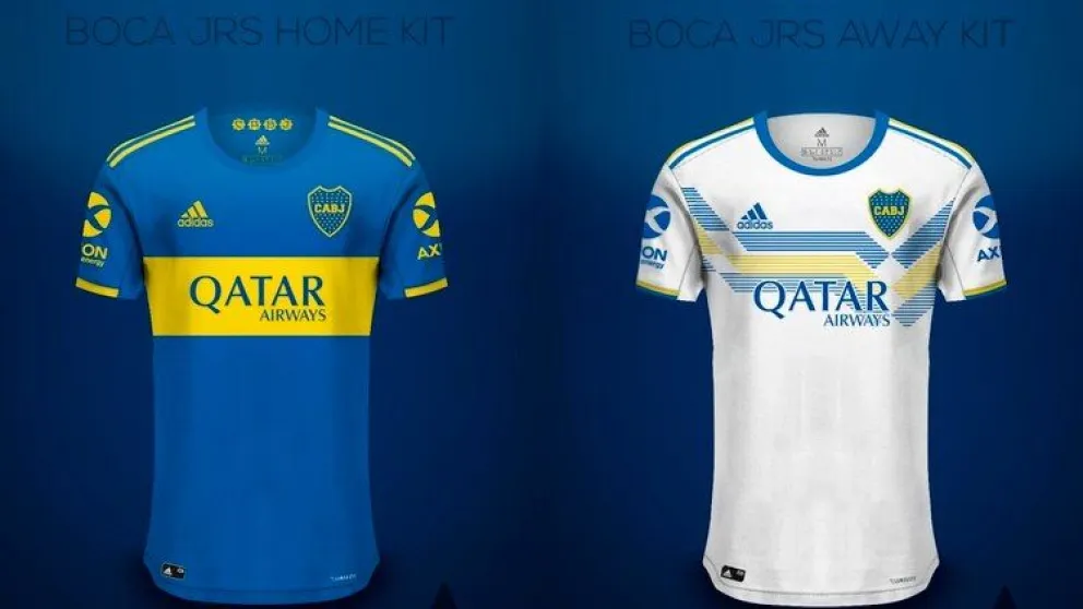 Así serían las nuevas camisetas de Boca con Adidas
