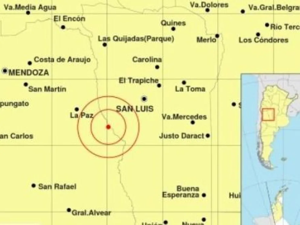 Sismo en Mendoza se sintió en varias provincias