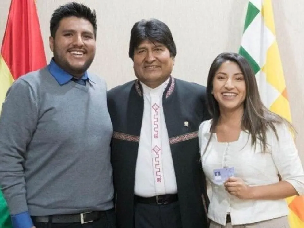 Los hijos de Evo Morales llegaron a Argentina