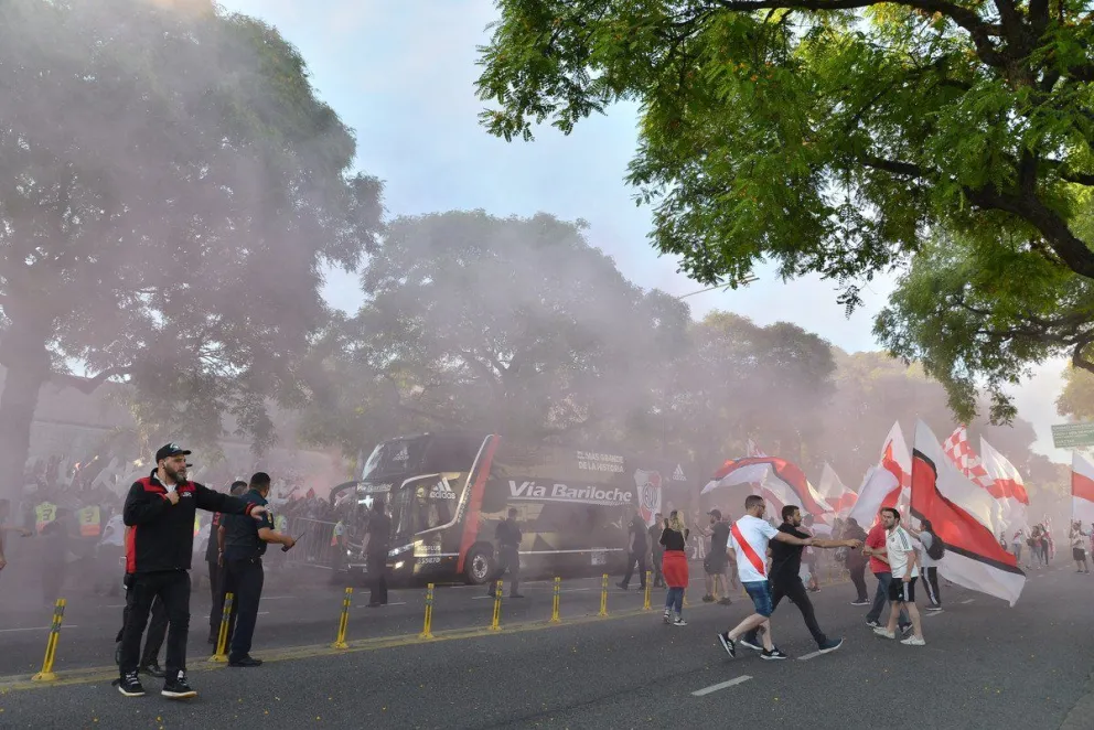 Gran recibimiento a River