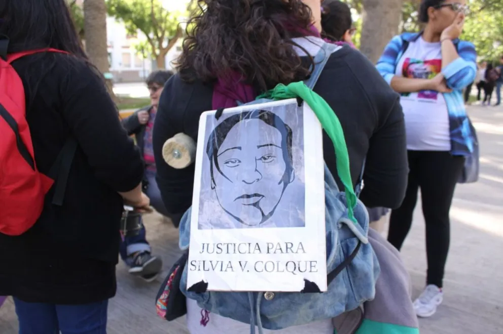 Momentos de la marcha contra la violencia de género