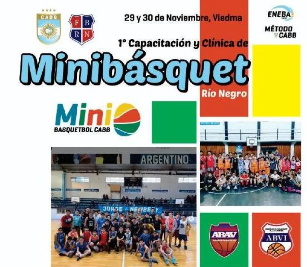 Primera capacitación y clínica de minibásquet